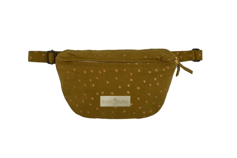 SAC BANANE L'INSEPARABLE - DOTS - Vieil or