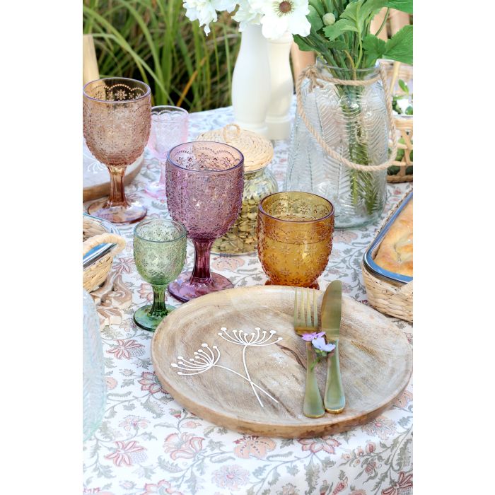 Verre gobelet avec motif Saint Emilion