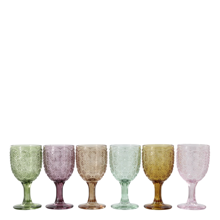 Verre a pied motif Saint Emilion