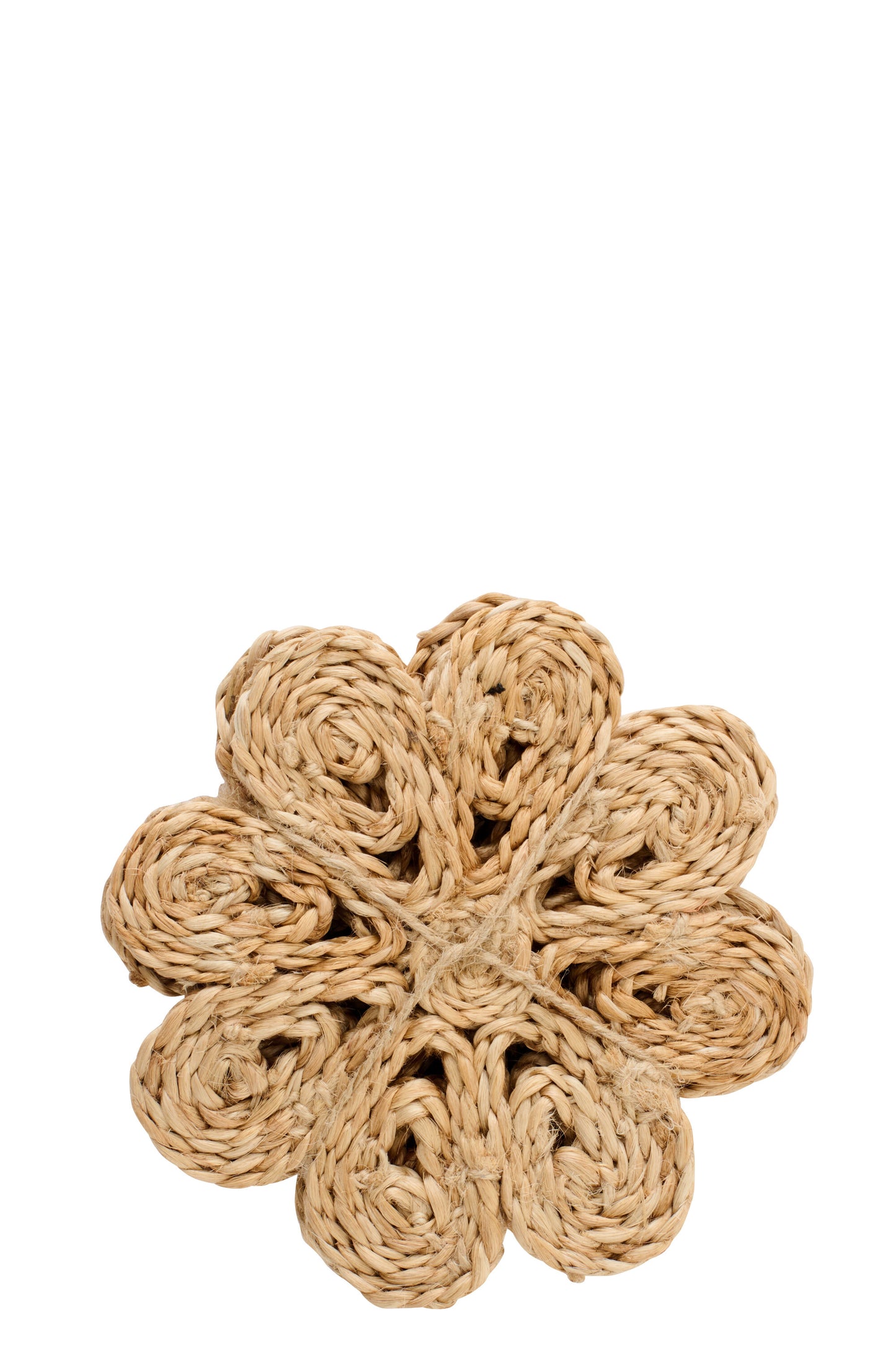 Set De 6 Sous-Verre Fleur Jute Naturel