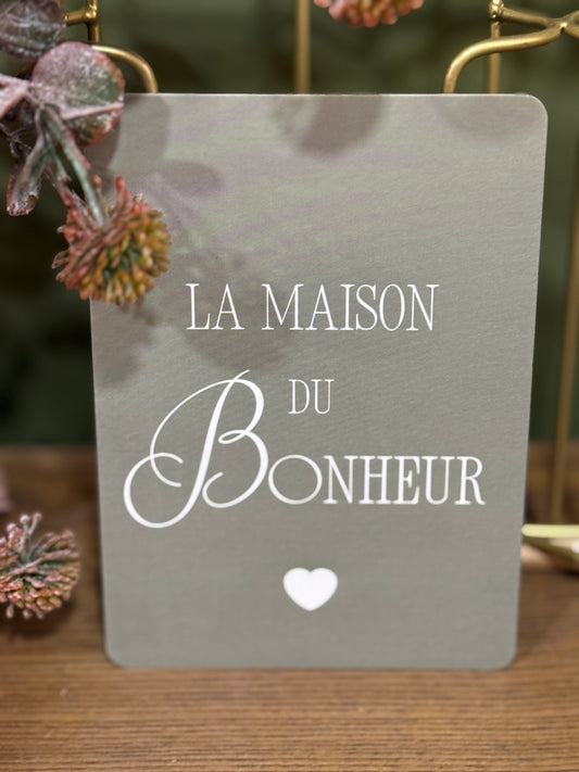 Carte La maison du bonheur