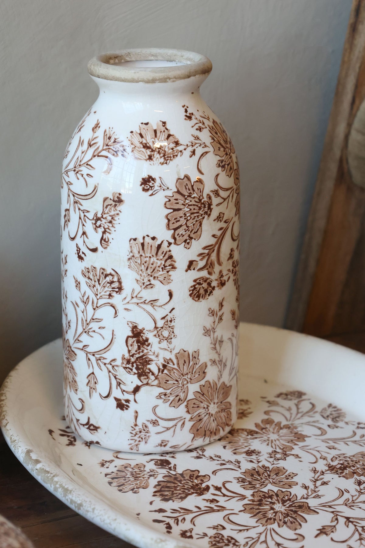 Bouteille avec motif florale mm Grenoble