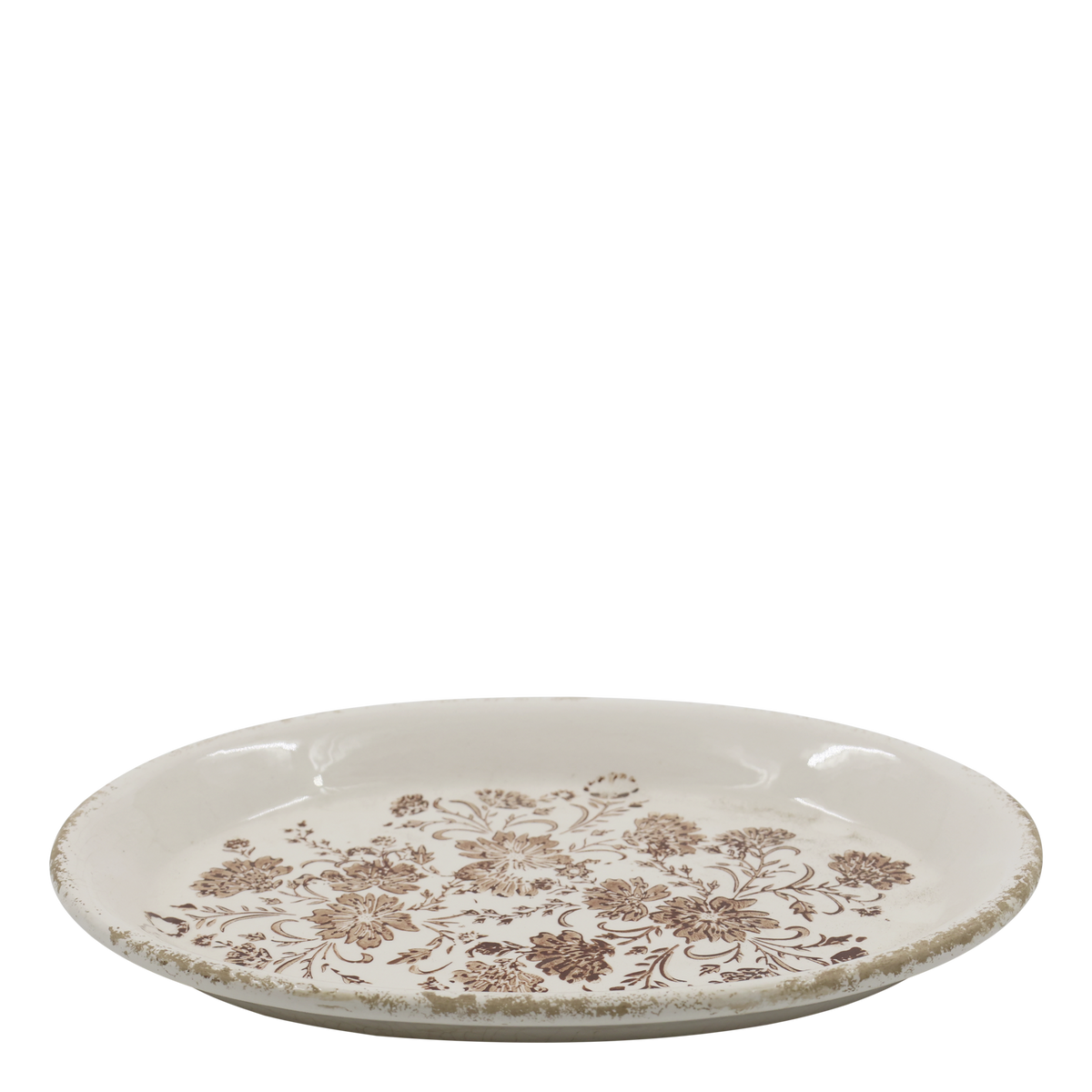 Plat avec motif florale Grenoble