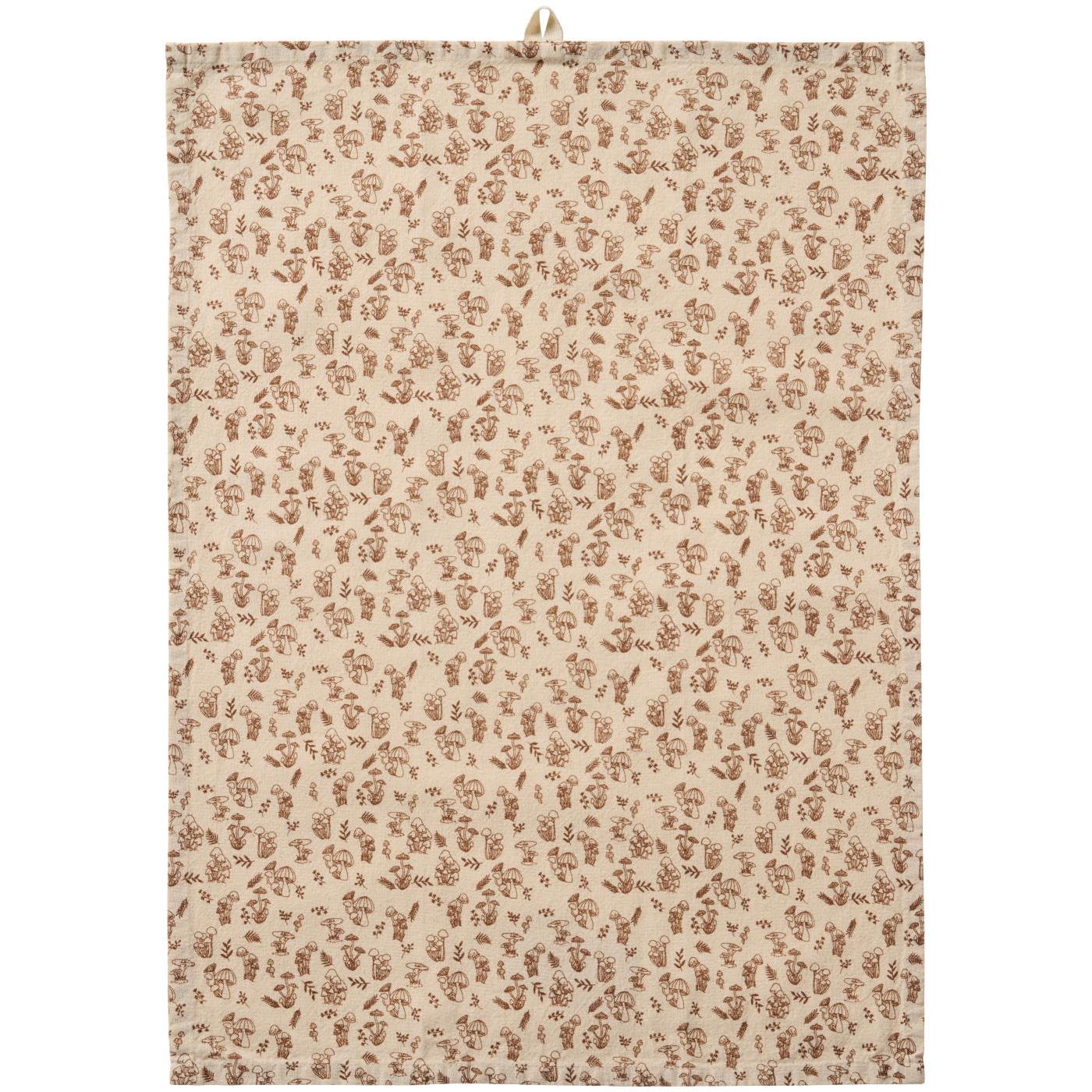 Torchon coton champignons