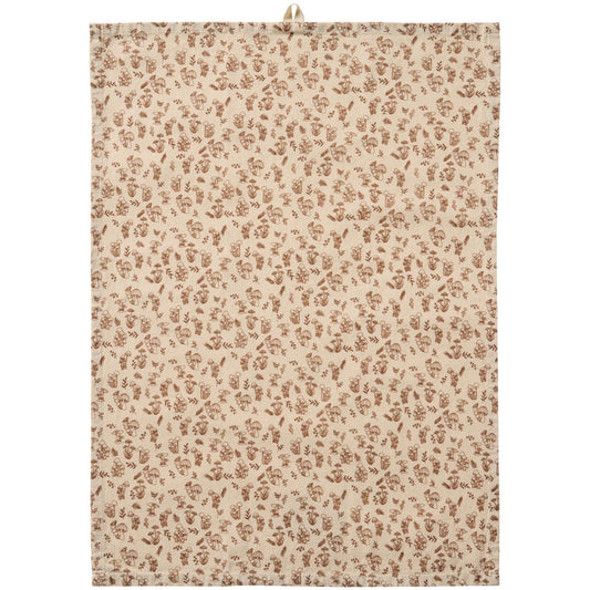 Torchon coton champignons