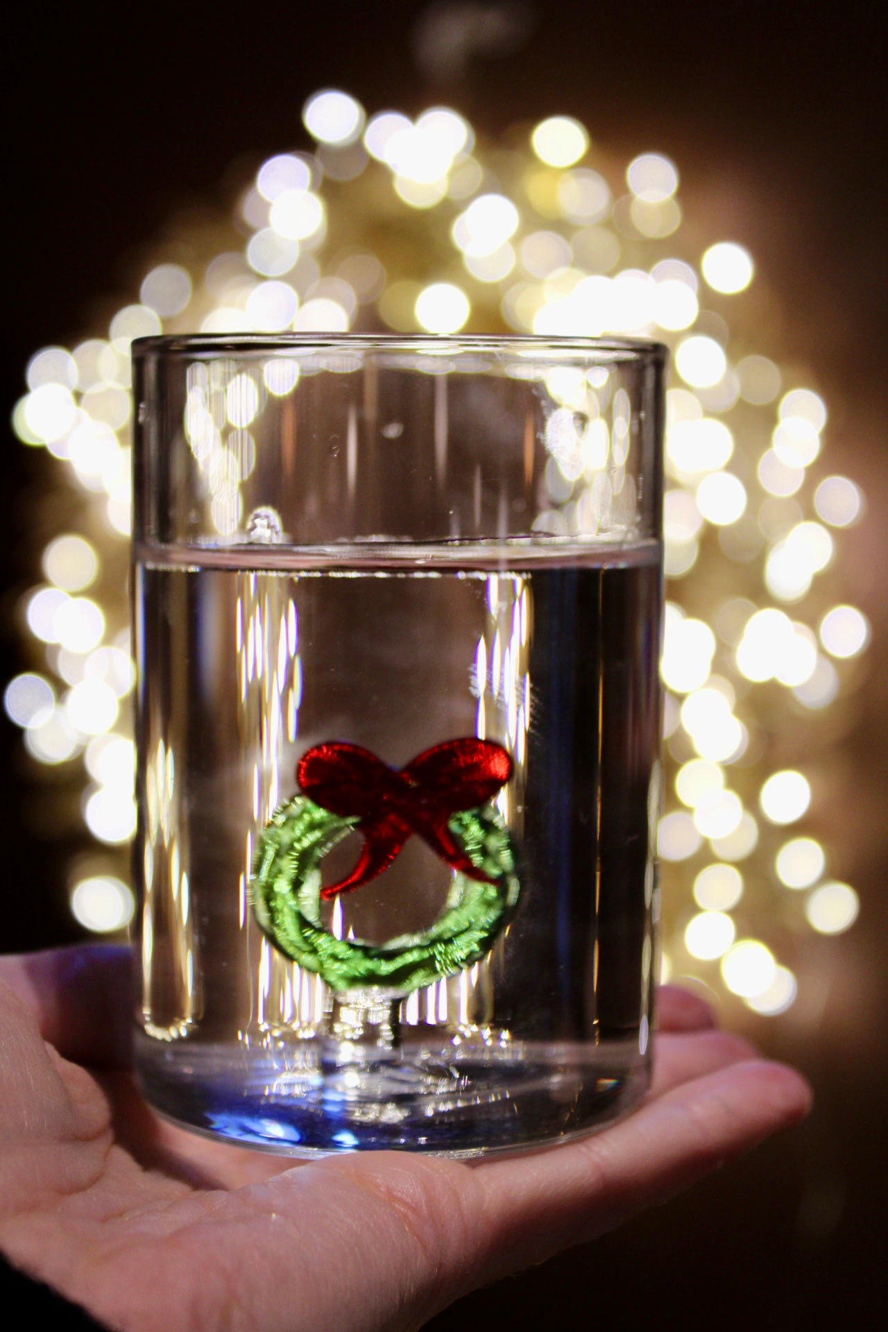 Gobelet verre 3D noël