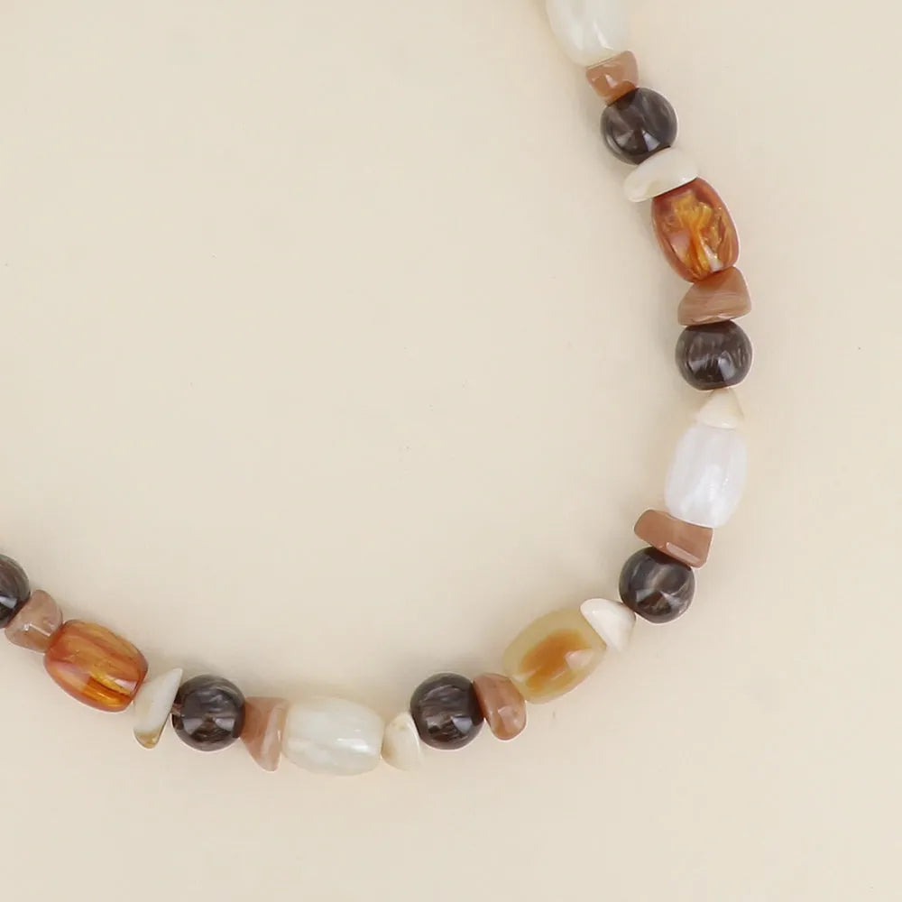 Collier Orévia - sur cordon, perles en résine