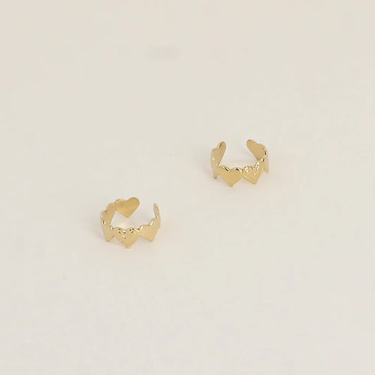 Bijoux d'oreilles coeur