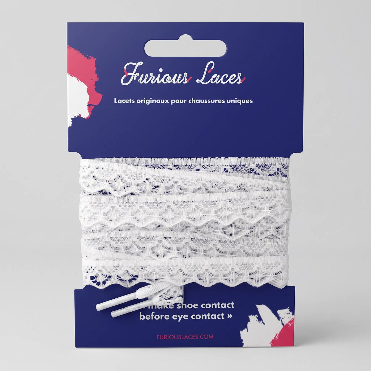 Lacets dentelles Blanc