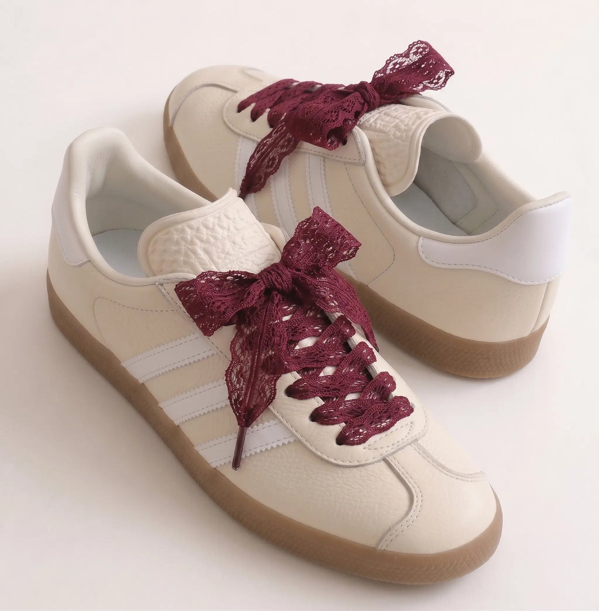 Lacets dentelles Bordeaux