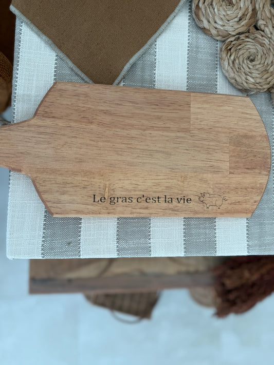 Planche le gras c’est la vie