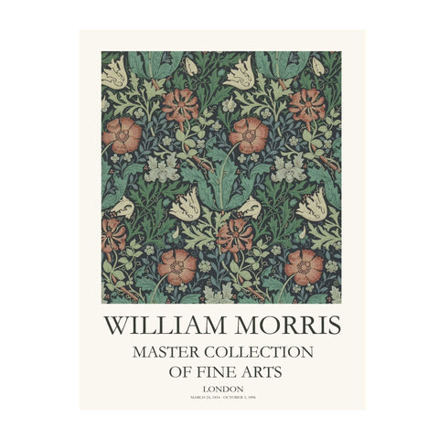 Affiche William Morris Beaux-arts 50x70cm
