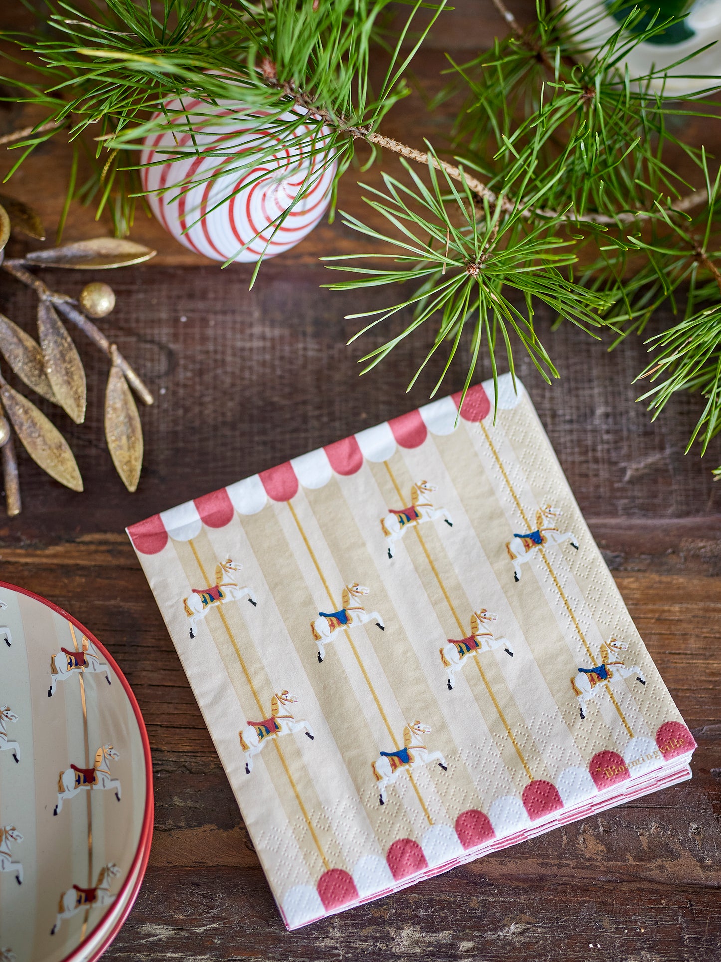 Serviette Merry-go-round