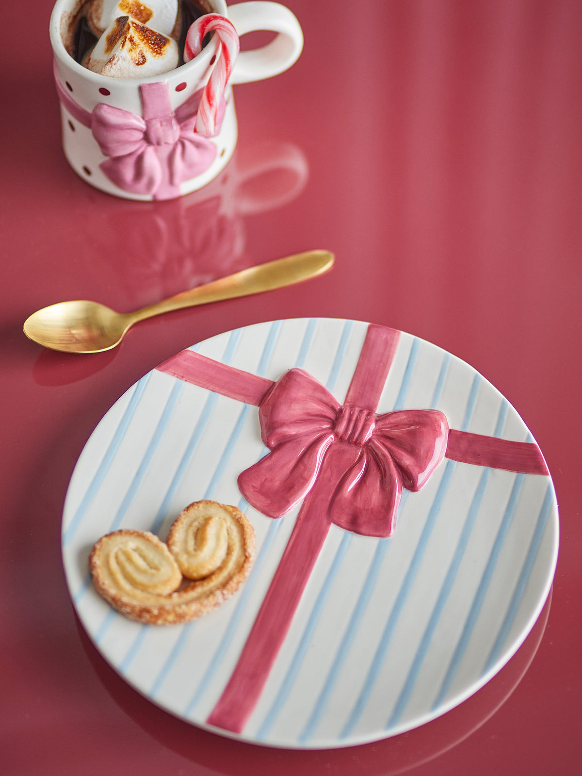 Assiette Bowie bleu