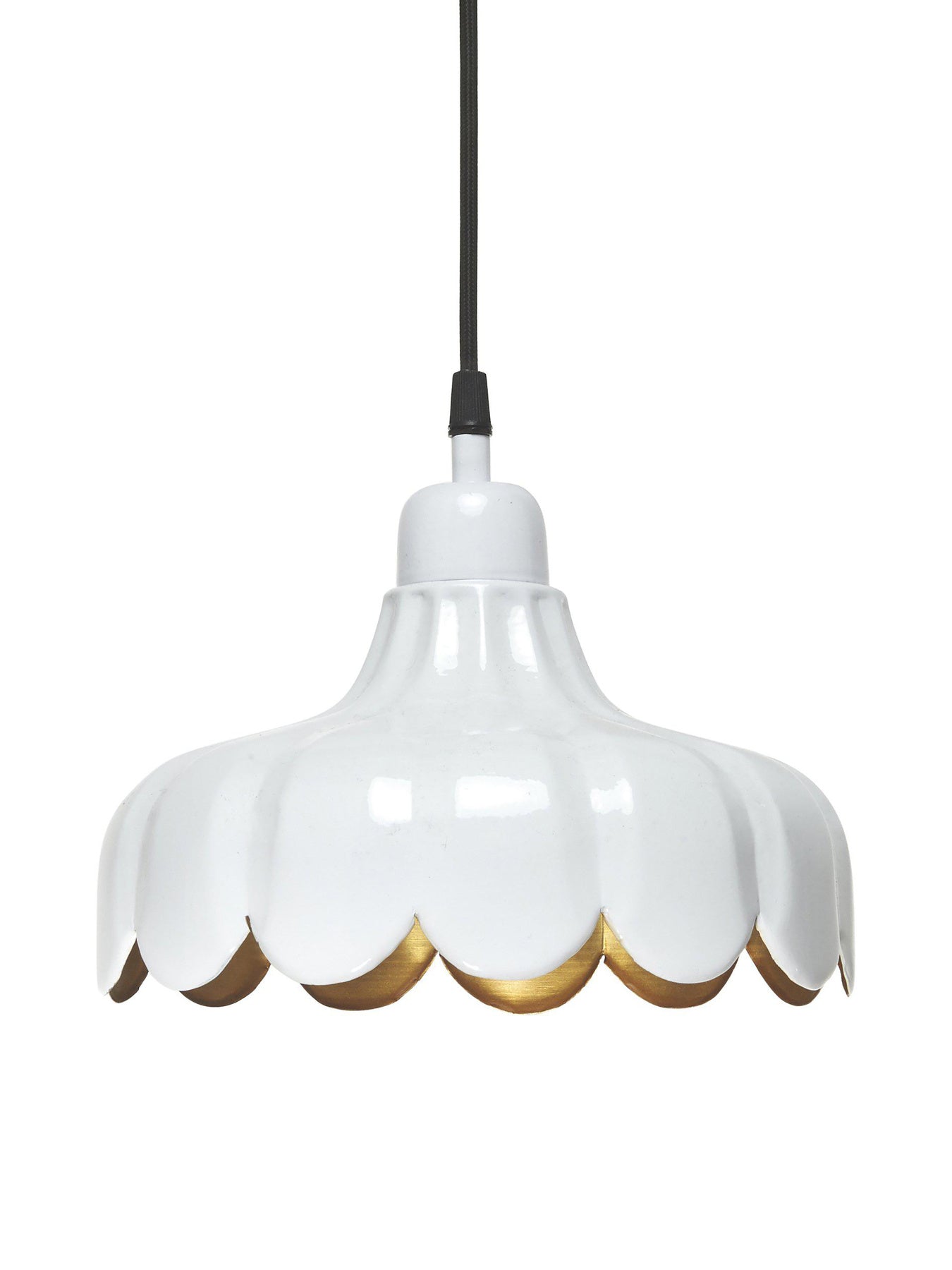 Suspension Wells blanc