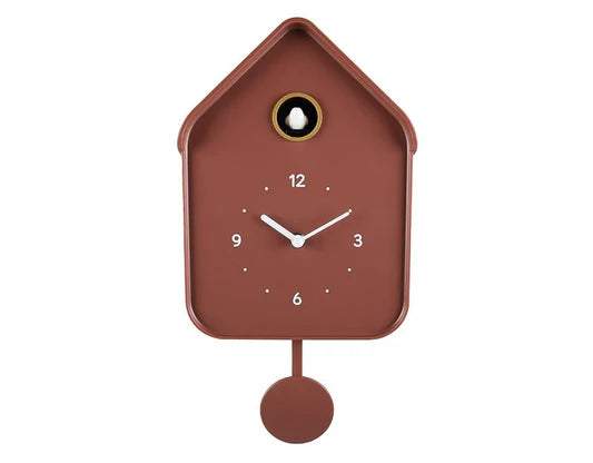 Horloge coucou terracotta