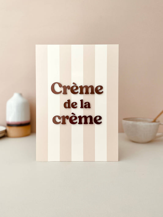 Affiche Crème de la crème