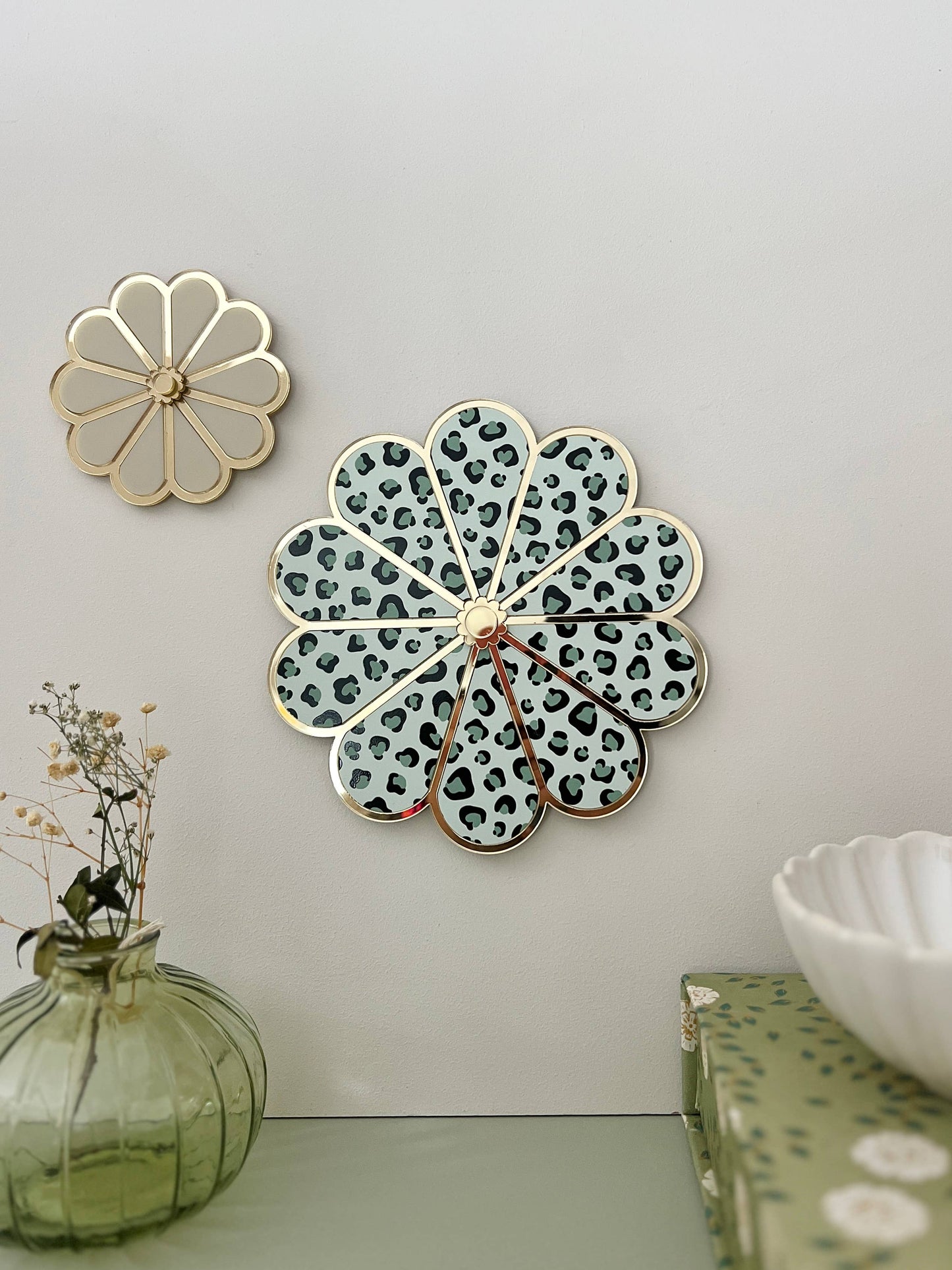 Bijou de mur Fleur léopard