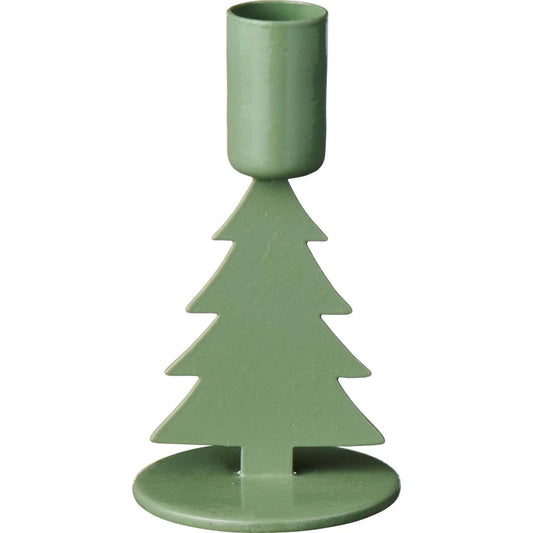 Bougeoir sapin vert