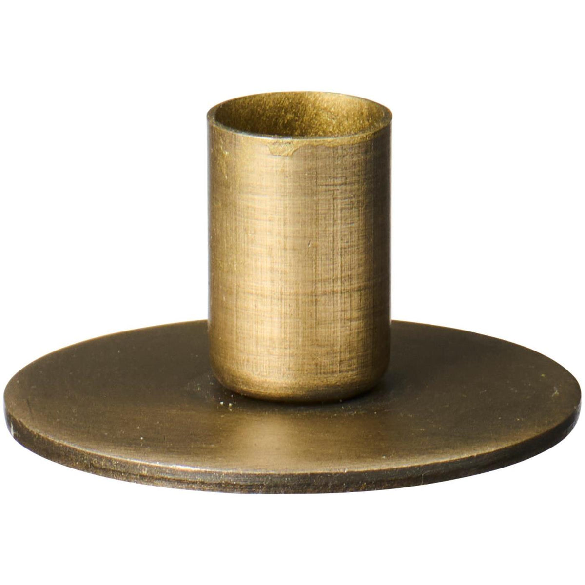 Bougeoir laiton pour bougie fines