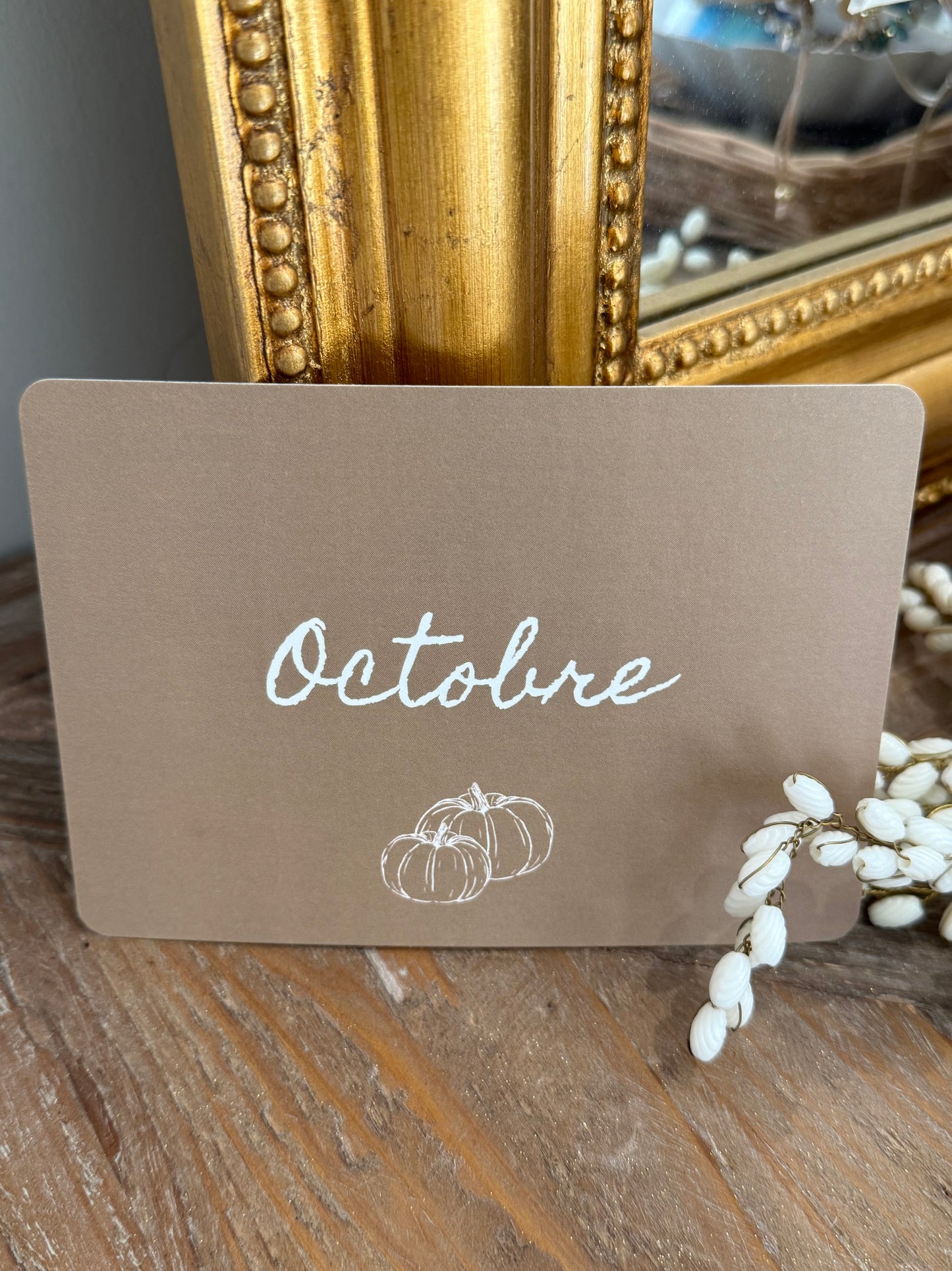 Carte Octobre