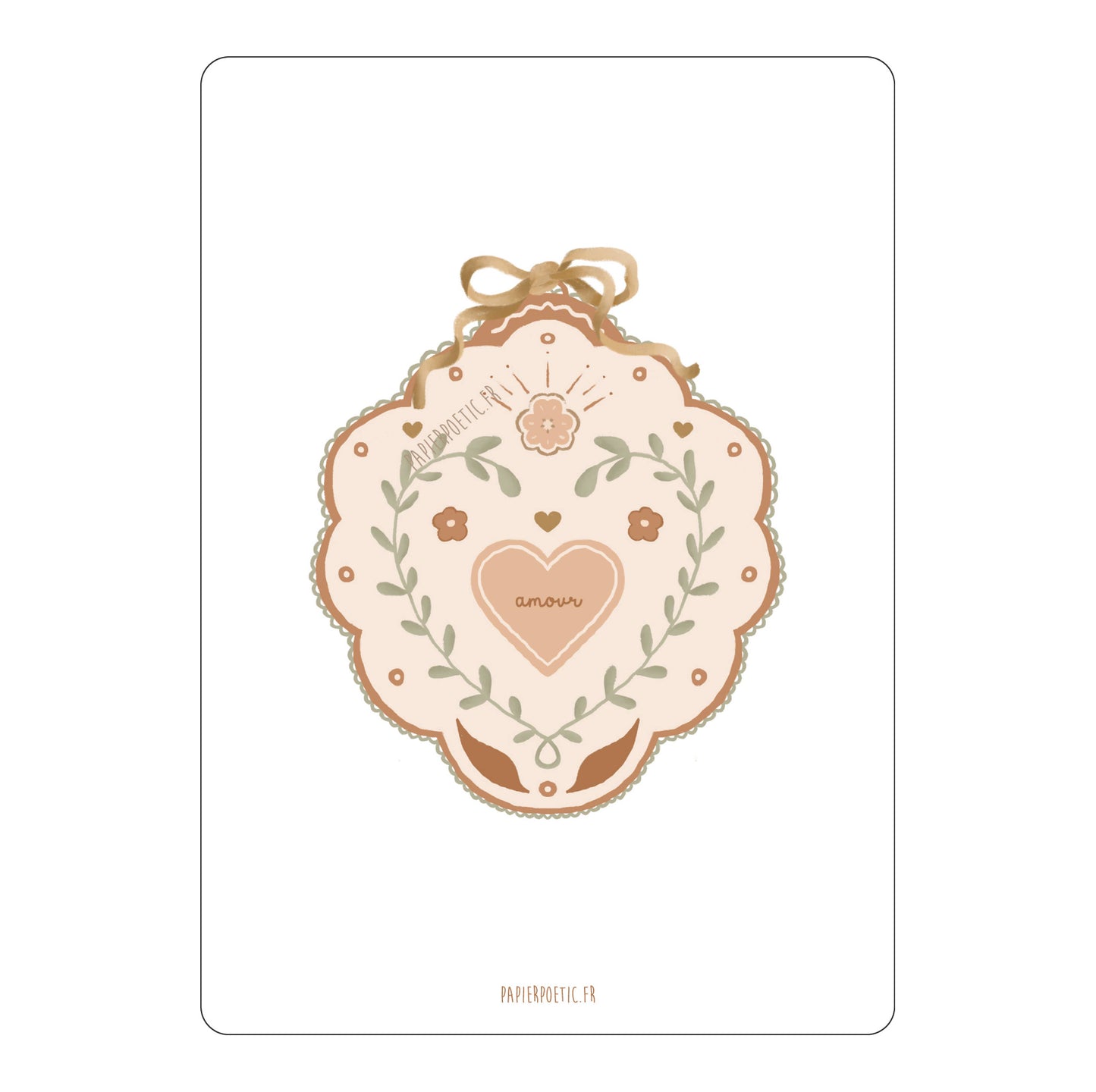 Carte Postale / Card "Amour"