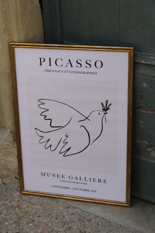 Cadre 50x70cm oiseau Picasso