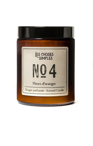 Bougie No 4 "Fleurs d'Oranger"