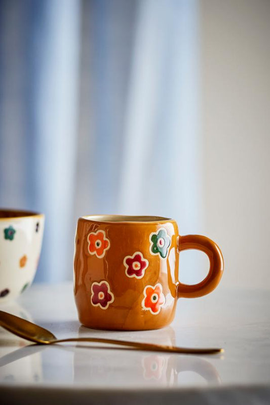 Addy Tasse, Marron, Grès