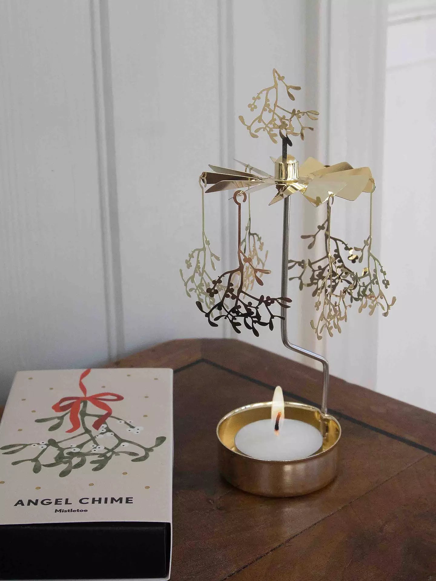 Manège à bougie branche de gui