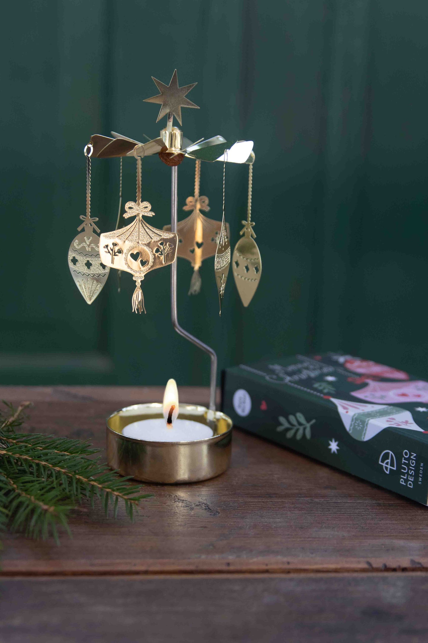 Manège à bougie ornements