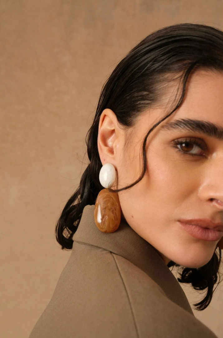 Boucles Soléandre camel