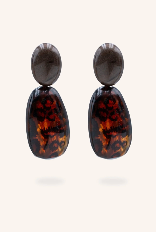 Boucles Soléandre léopard