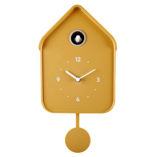 Horloge coucou ocre