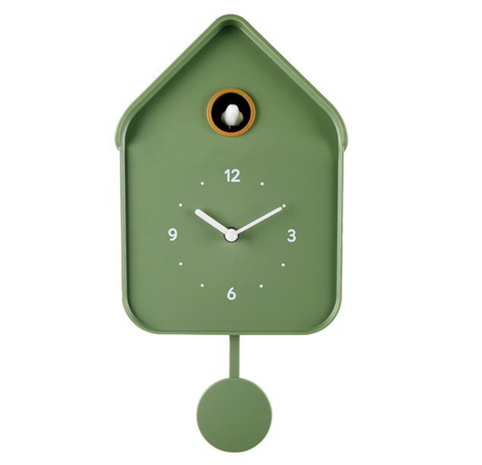 Horloge coucou vert