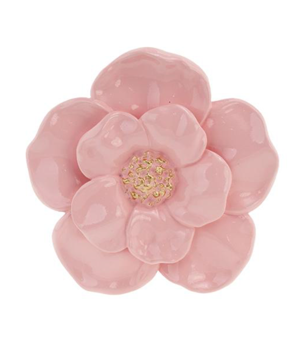 Déco murale fleur rose