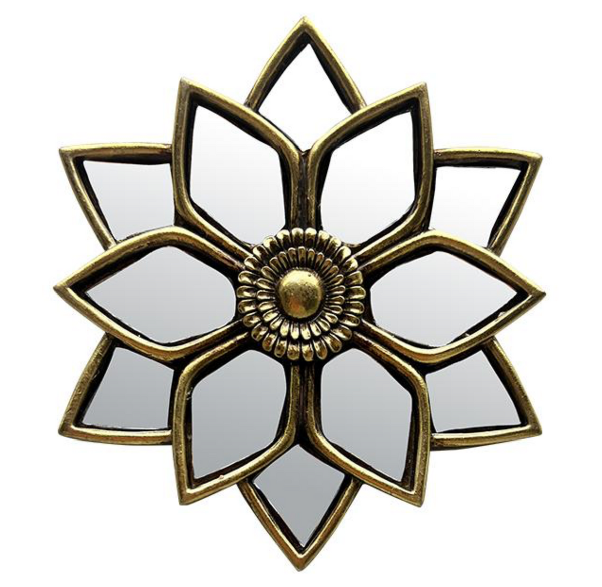 Déco murale fleur miroir