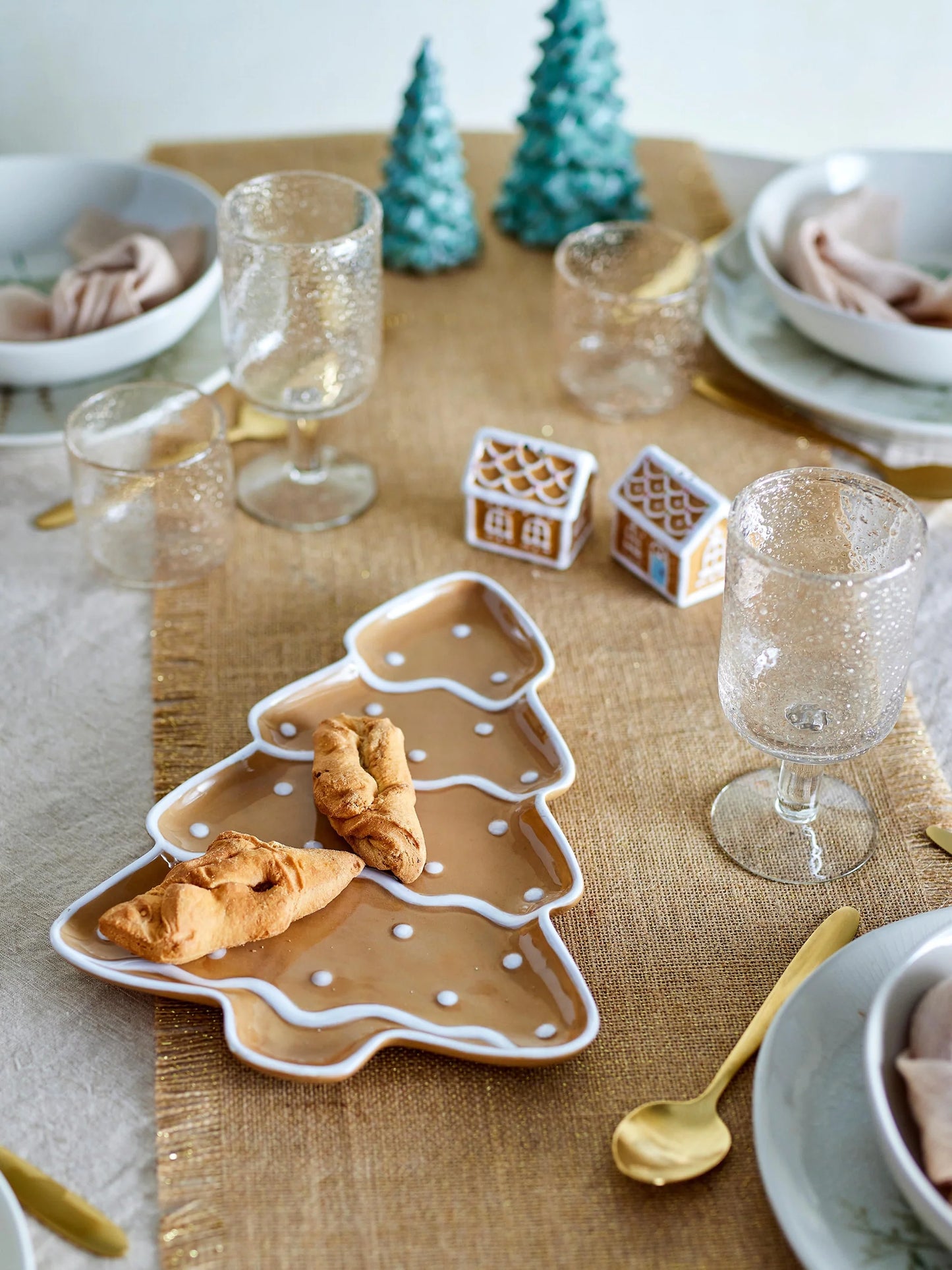 Plat de service sapin peint à la main Ginnie