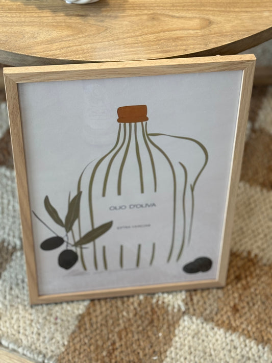 Cadre huile d’olive