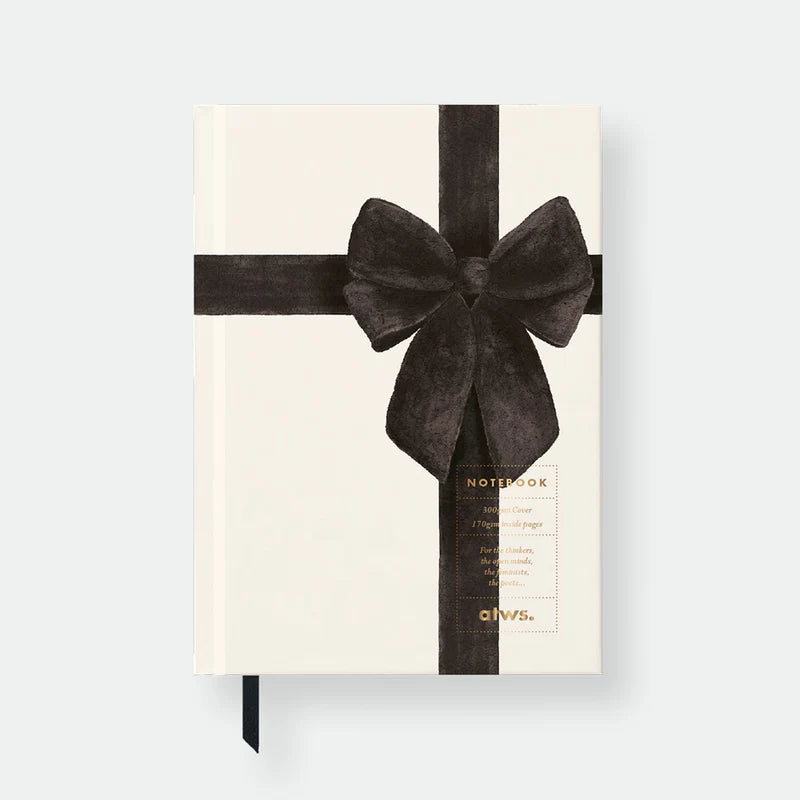 Black Bow - Carnet rigide A5