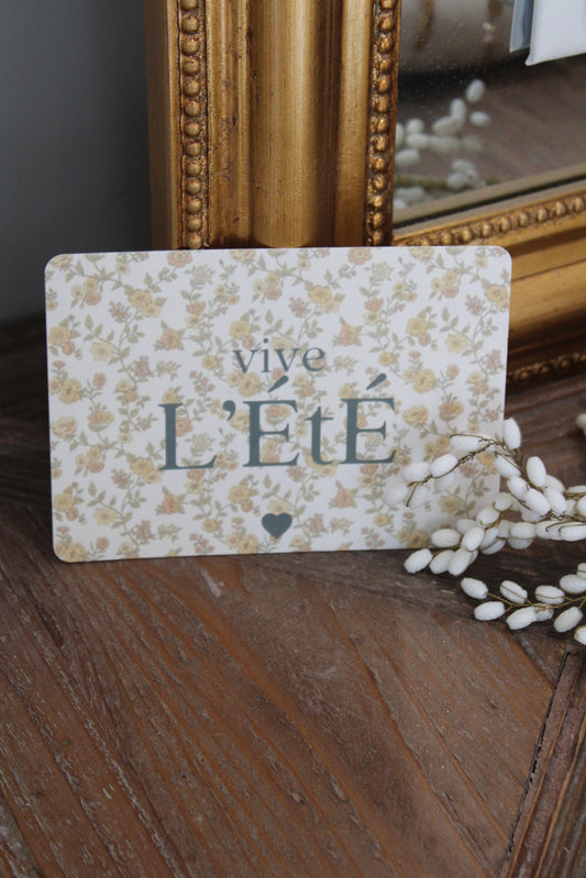 Carte Vive l'été
