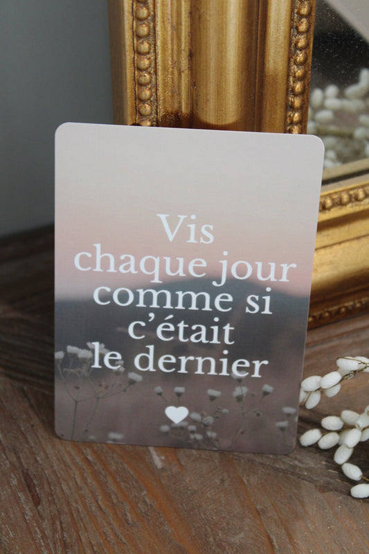 Carte vis chaque jour