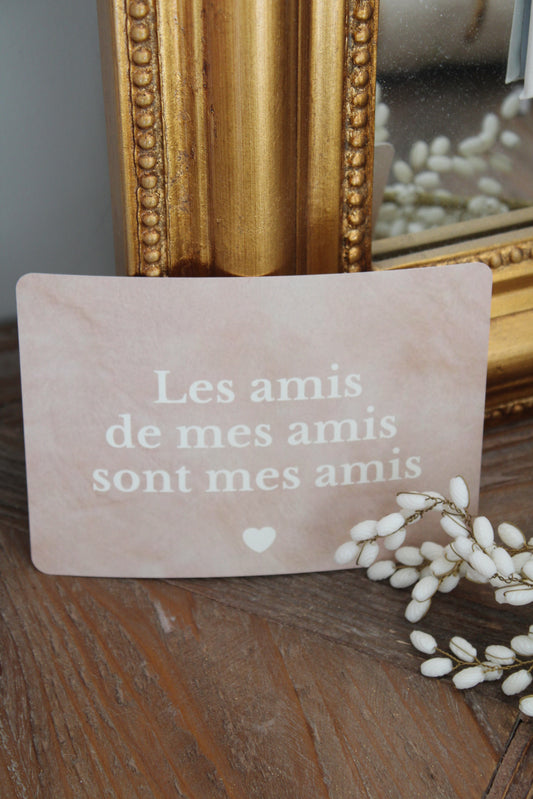 Carte les amis de mes amis