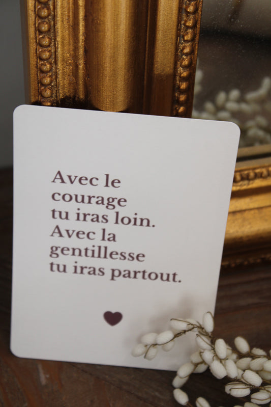 Carte le courage