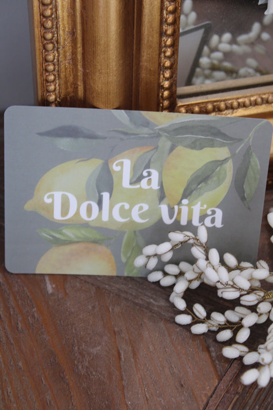 Carte la dolce vita