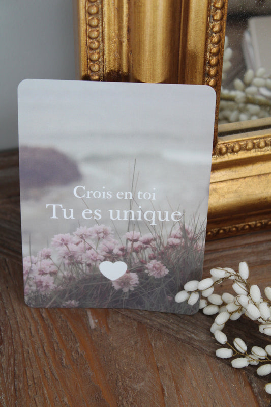 Carte Tu es unique