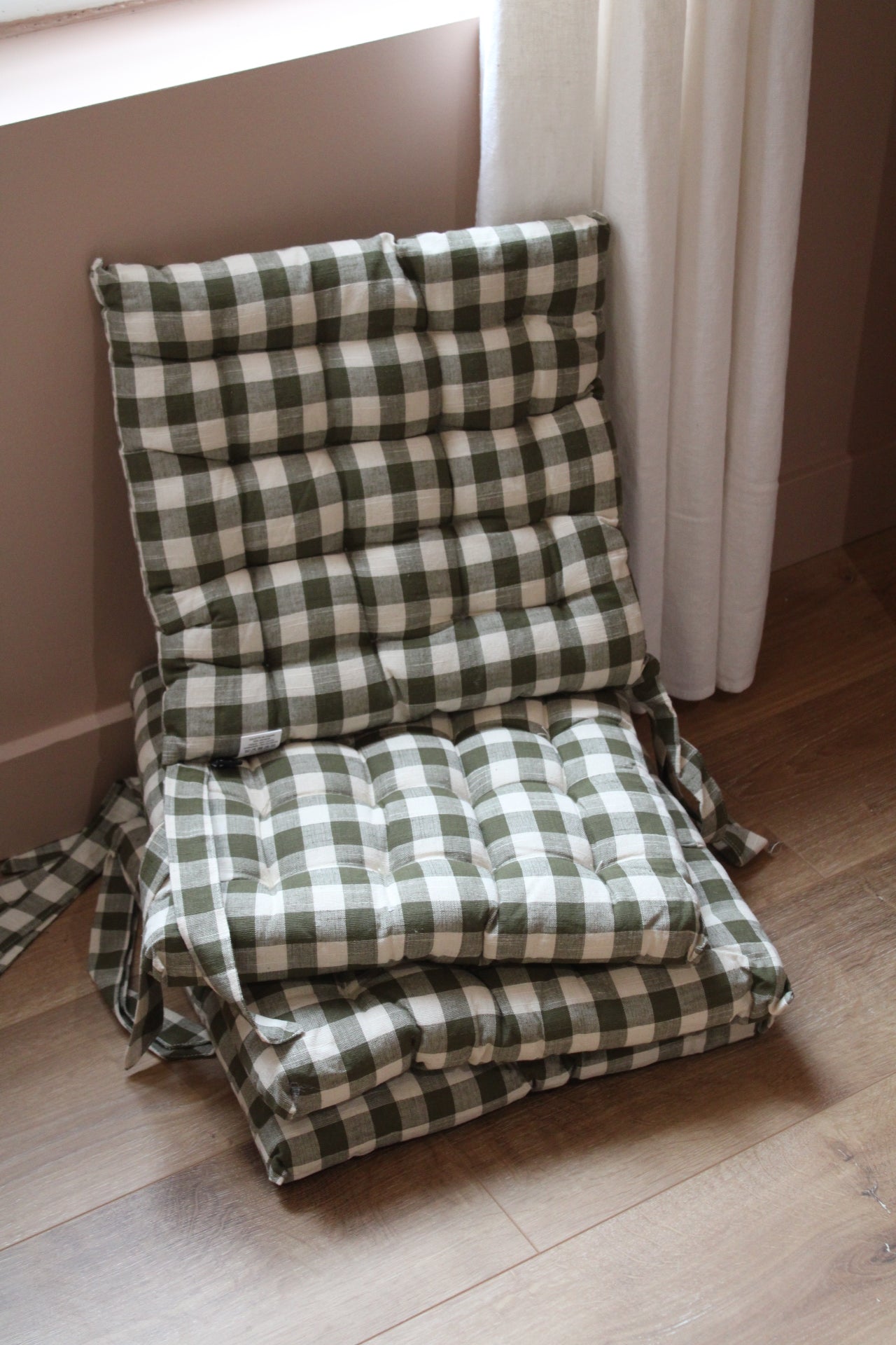 Galette De Chaise Carré Macadam kaki