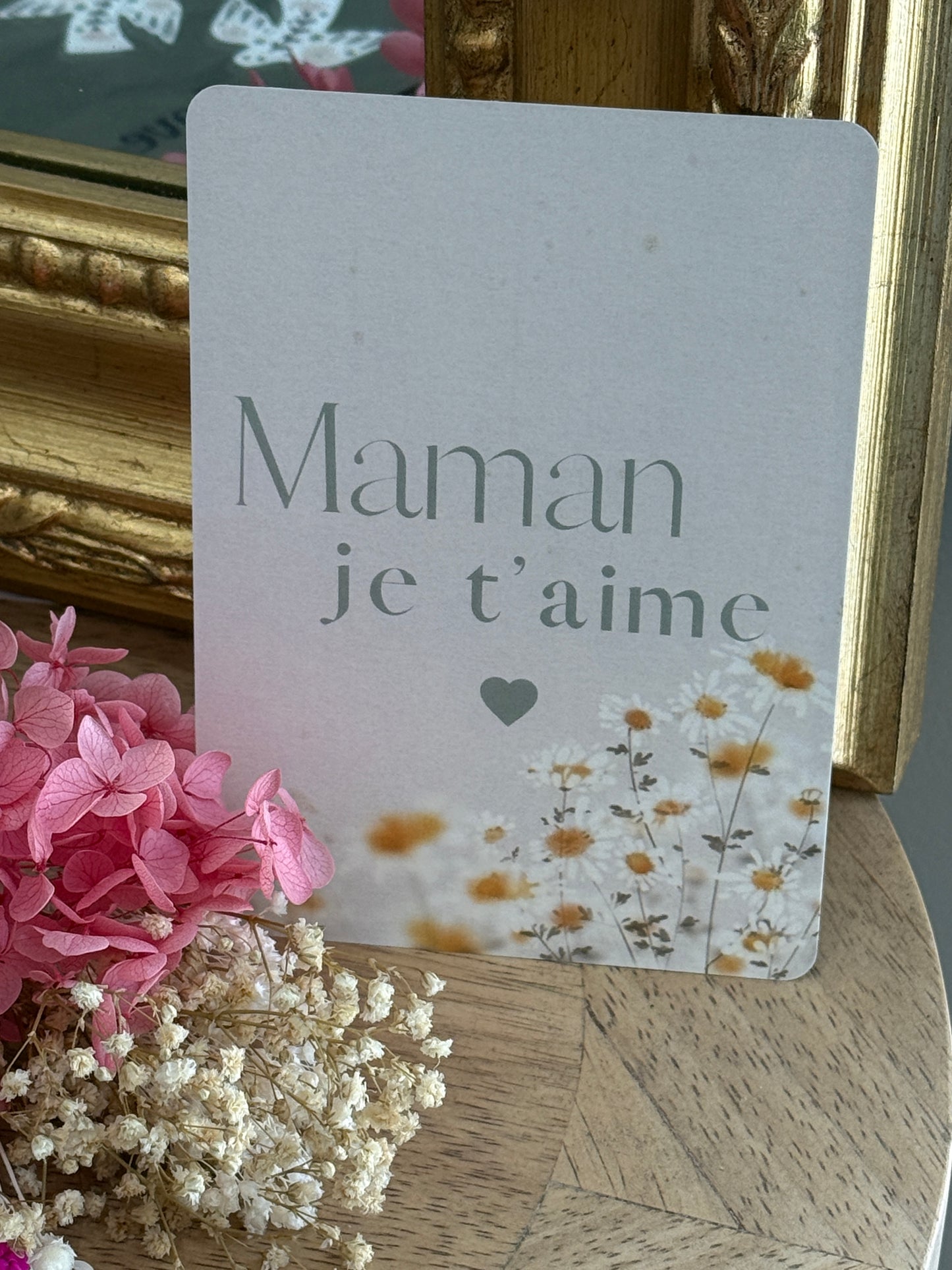 Carte Postale maman je t'aime