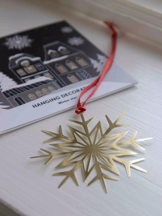 ÉTOILE DE DÉCORATION SUSPENDUE