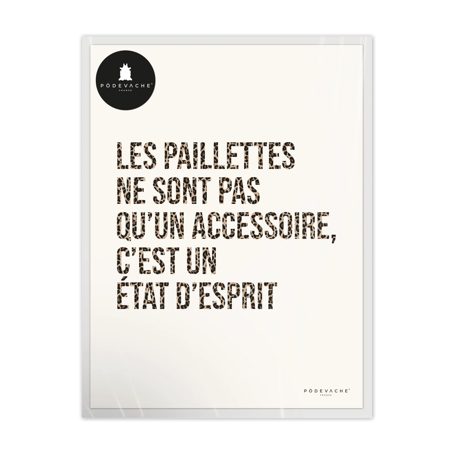 Affiche les paillettes